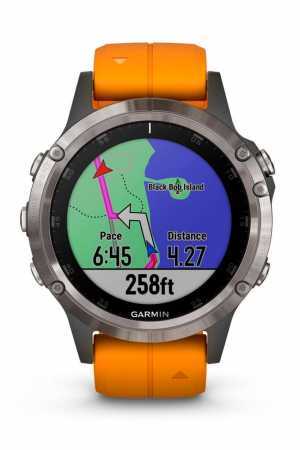 The Garmin Fenix 5 Plus Sapphire Ti uses TopoActive mapping with Garmin's own Trendline popularity routing