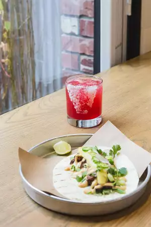 Cocktails and tacos at Tacofino