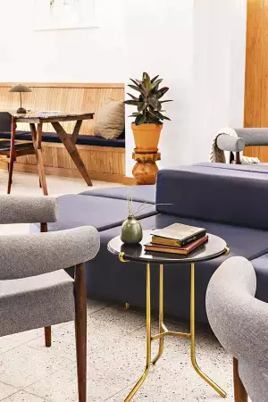 The lobby at the Tilden Hotel, San Francisco