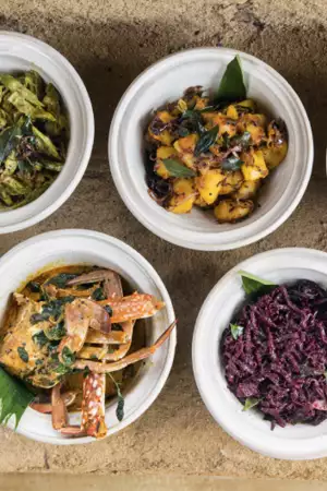 Food at Cape Weligama