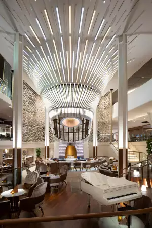 Celebrity Cruises: Celebrity EDGE's main cocktail bar