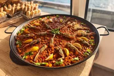 Paella aboard the Ibiza Boat Club