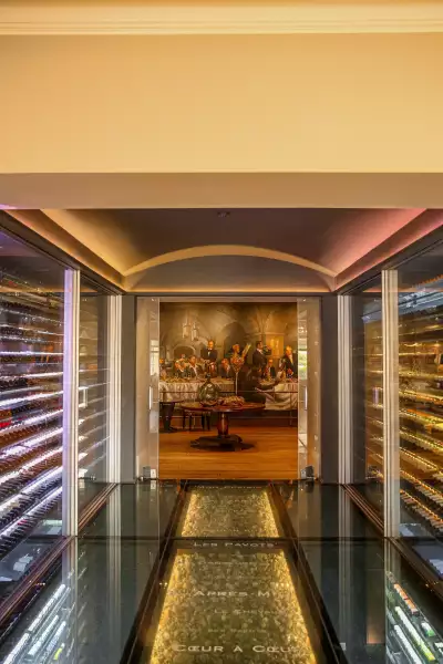The dining room at The Vineyard