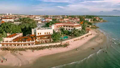 Aerial view of Zanzibar Serena Hotel