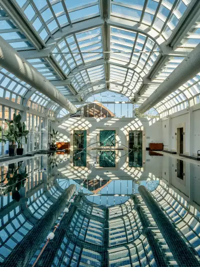 The swimming pool at Four Seasons Hampshire