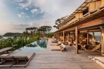 Infinity pool at Barracuda in Brazil