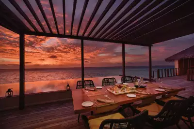 Sunset at Ozen Life Maadhoo
