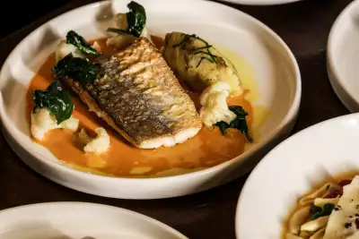 Sea bass at Home Belfast