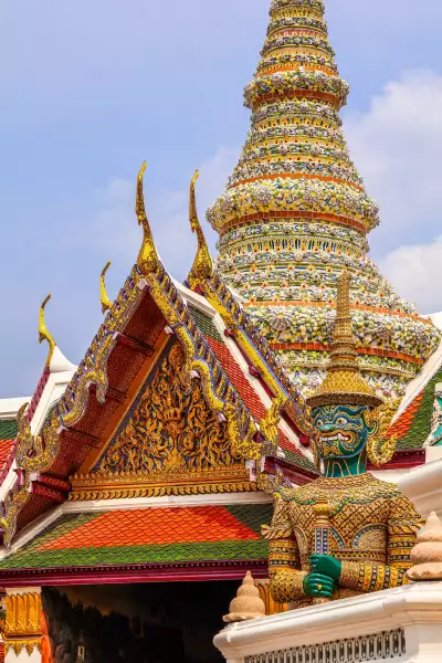 Wat Phra Kaew temple in Bangkok