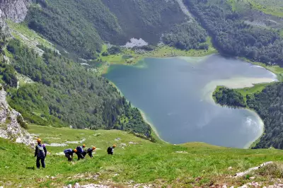 A lake in the Dinaric Alps A lake in the Dinaric Alps