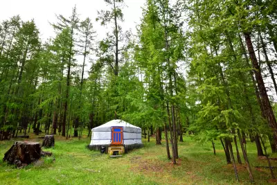 Traditional Mongolian yurt
