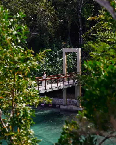 The arrival bridge at Goldeneye