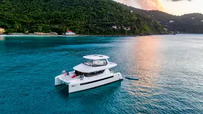 A Moorings power-catamaran A Moorings power-catamaran