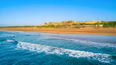 Private beach at Mazagan