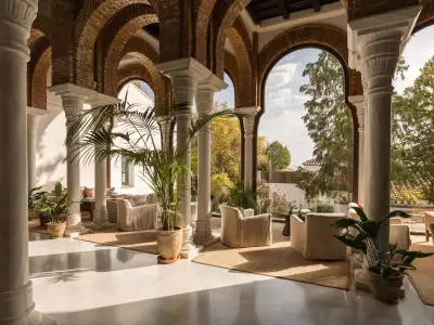 Lobby at Finca La Bobadilla