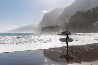 Surfing in Madeira