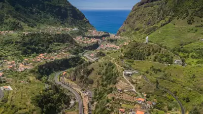 Faial and its hillside chapel