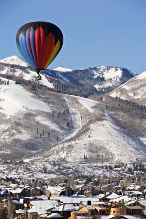 Hot-air ballooning in Park City, Utah