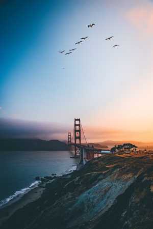 The Golden Gate Bridge in San Francisco