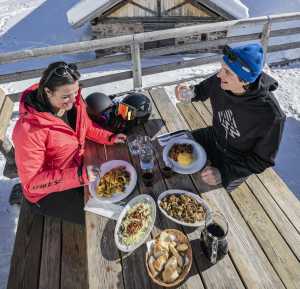 Fuel up from a day's skiing at the Dolomite's best restaurants