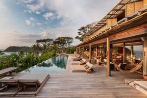 Infinity pool at Barracuda in Brazil