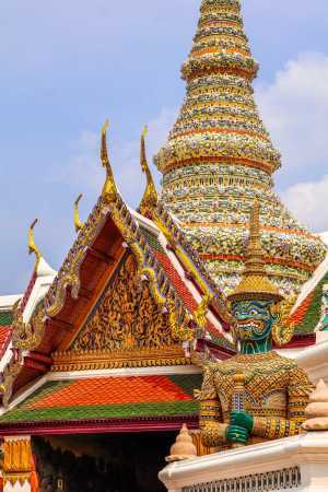 Wat Phra Kaew temple in Bangkok
