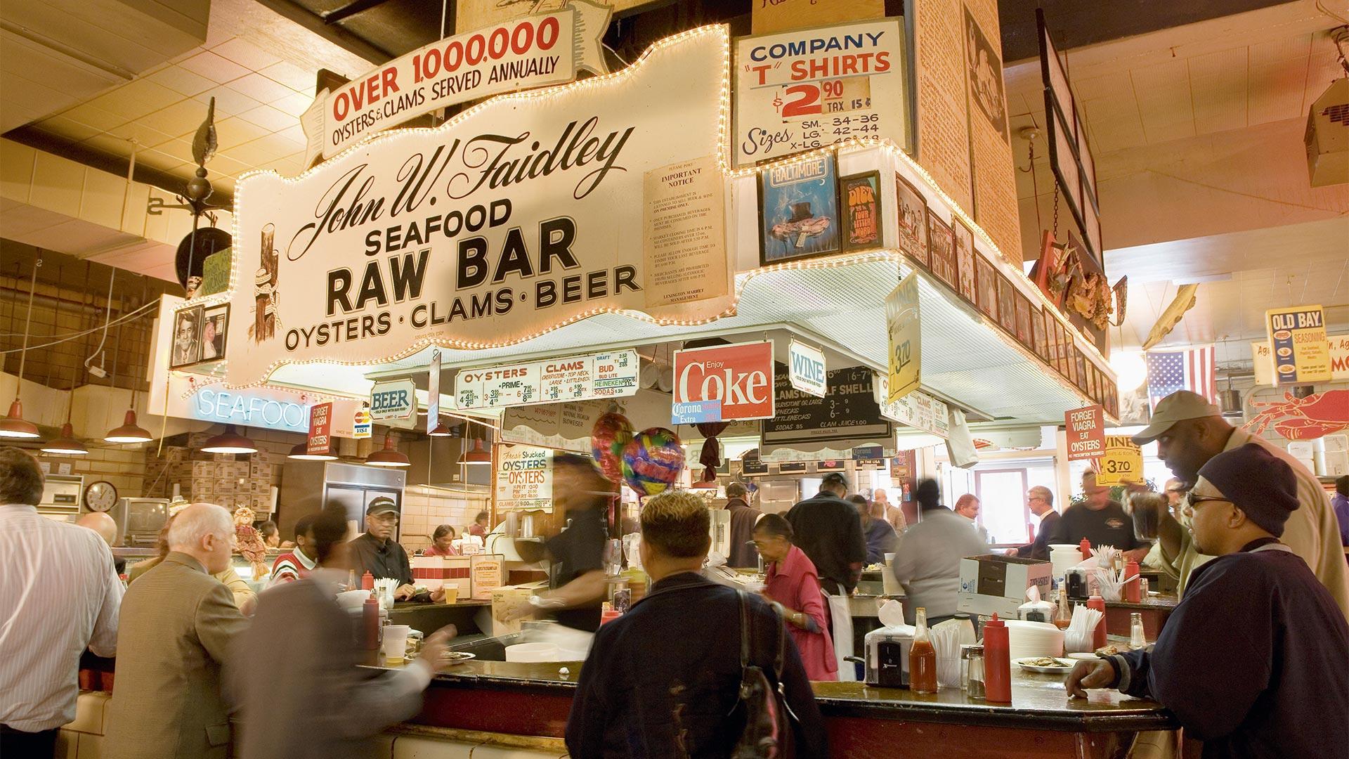 Lexington Market in Baltimore, USA Lexington Market in Baltimore, USA