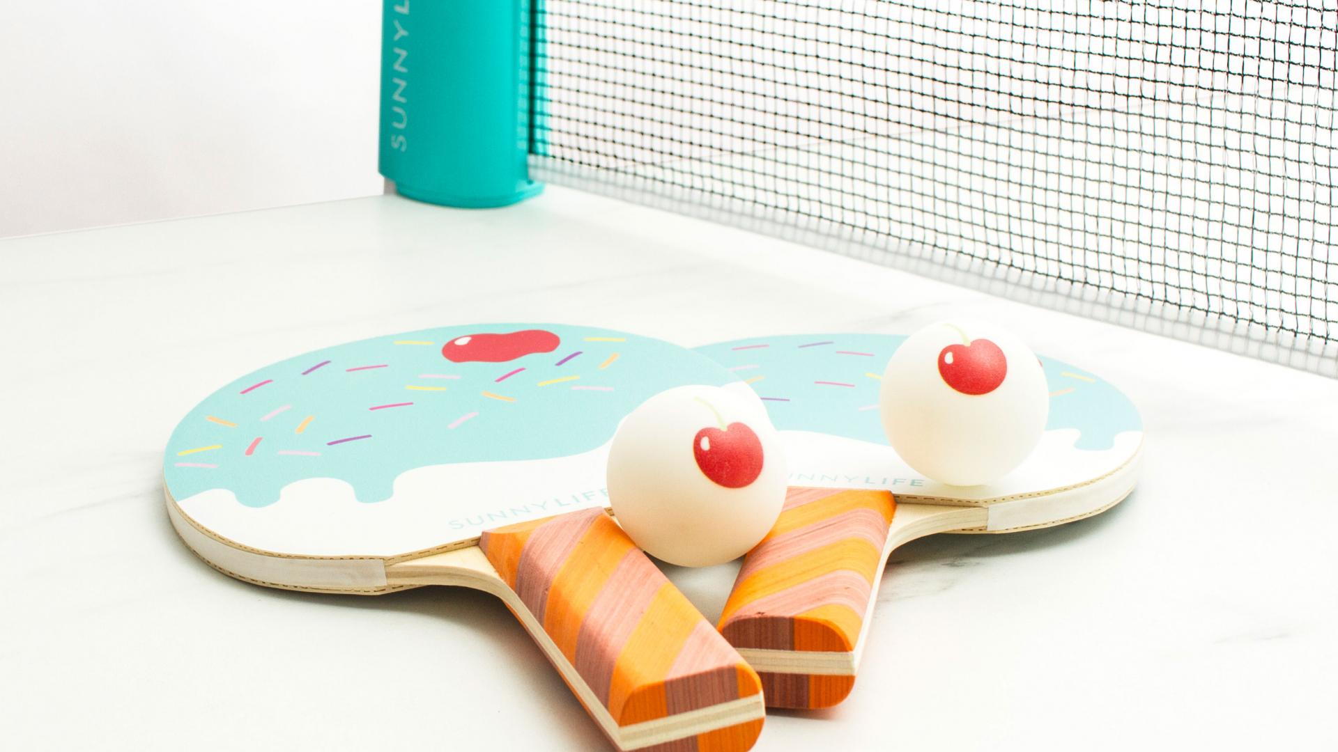 Ice cream ping pong Ice cream ping pong