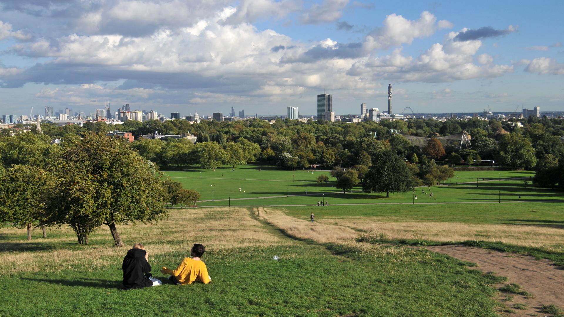 View from Primrose Hill, London View from Primrose Hill, London