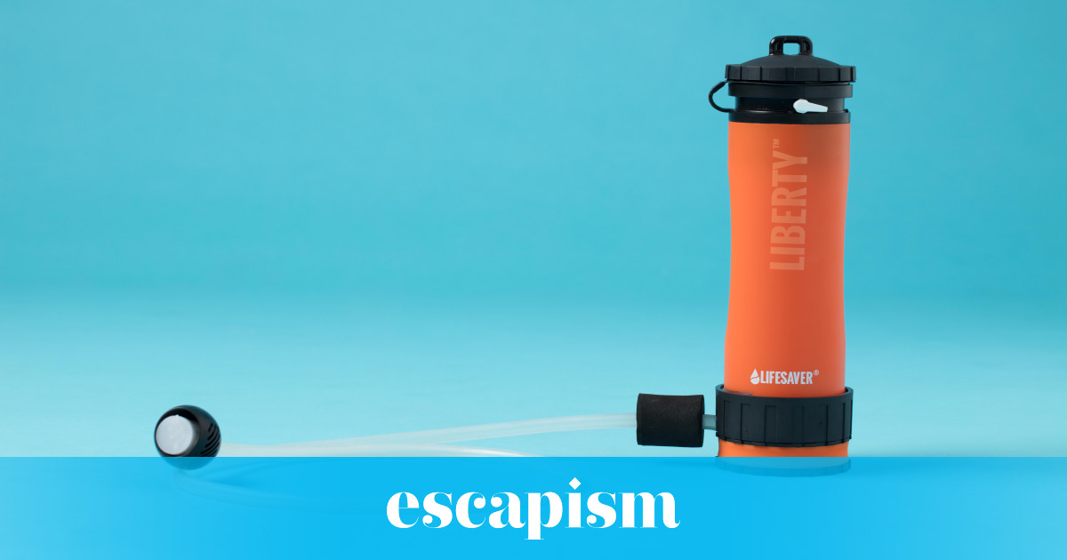Lifesaver Liberty portable water filtration bottle Gear Review Escapism