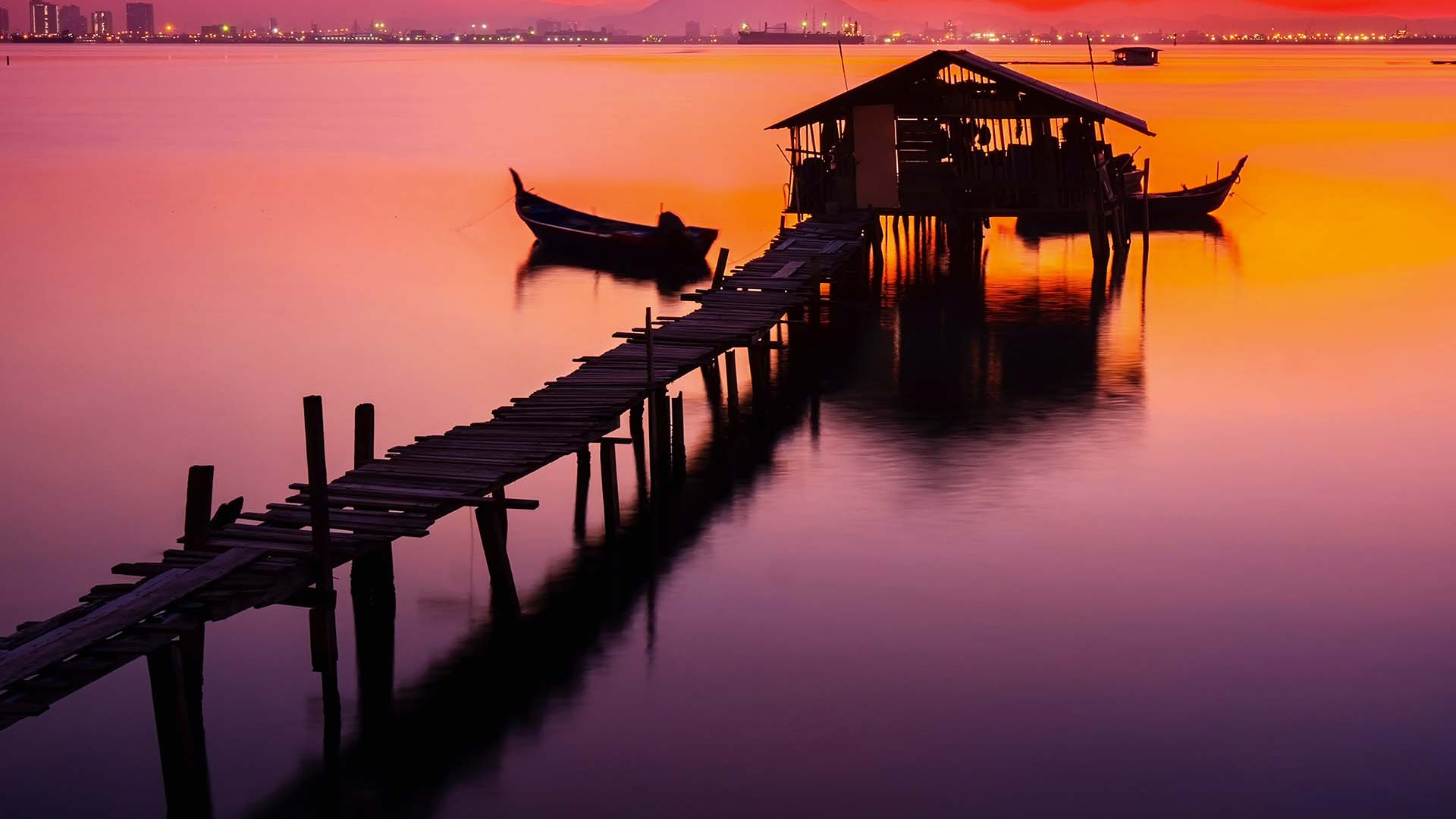 A jetty in Thailand A jetty in Thailand