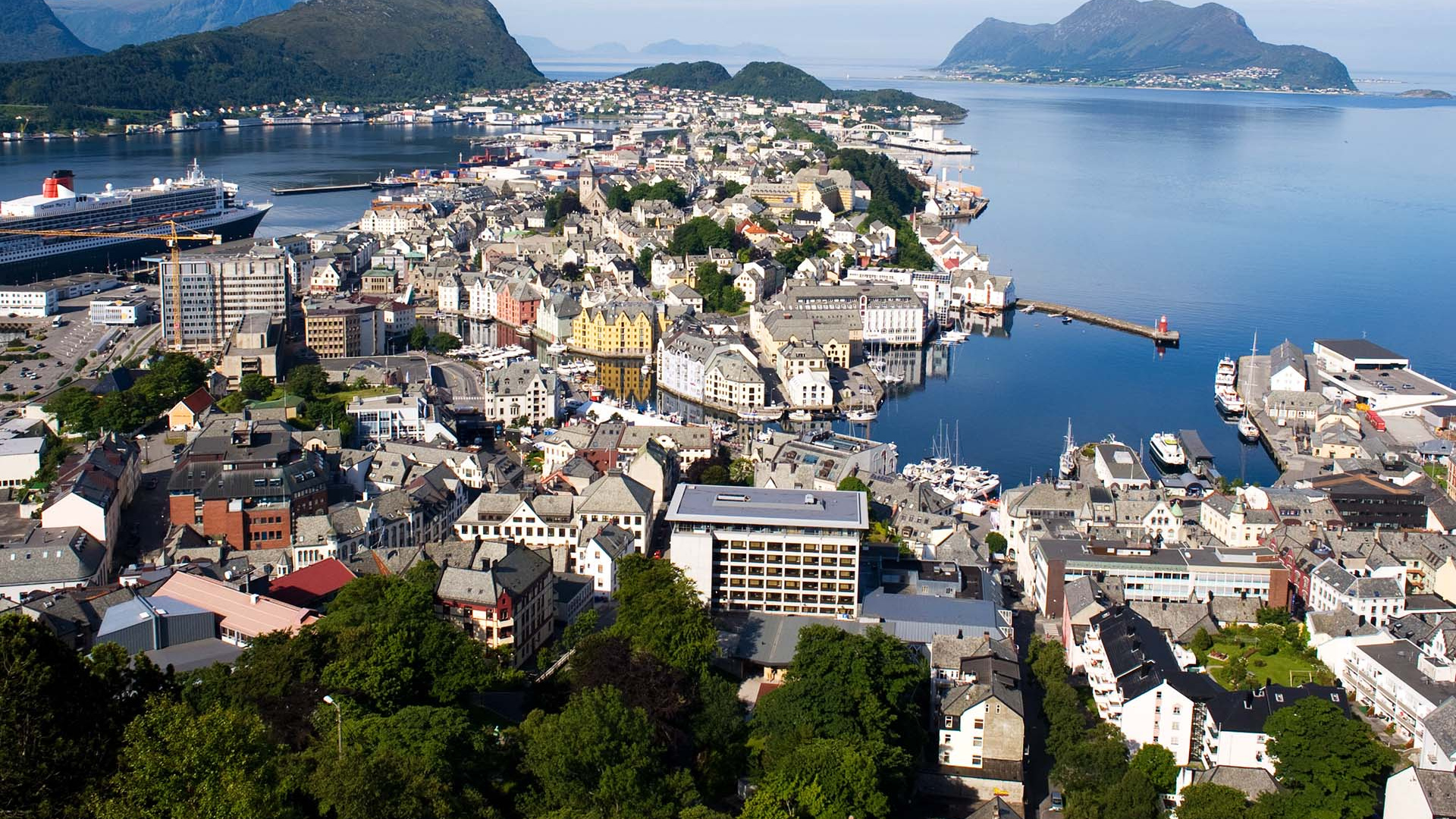 View of Alesund, Norway View of Alesund, Norway