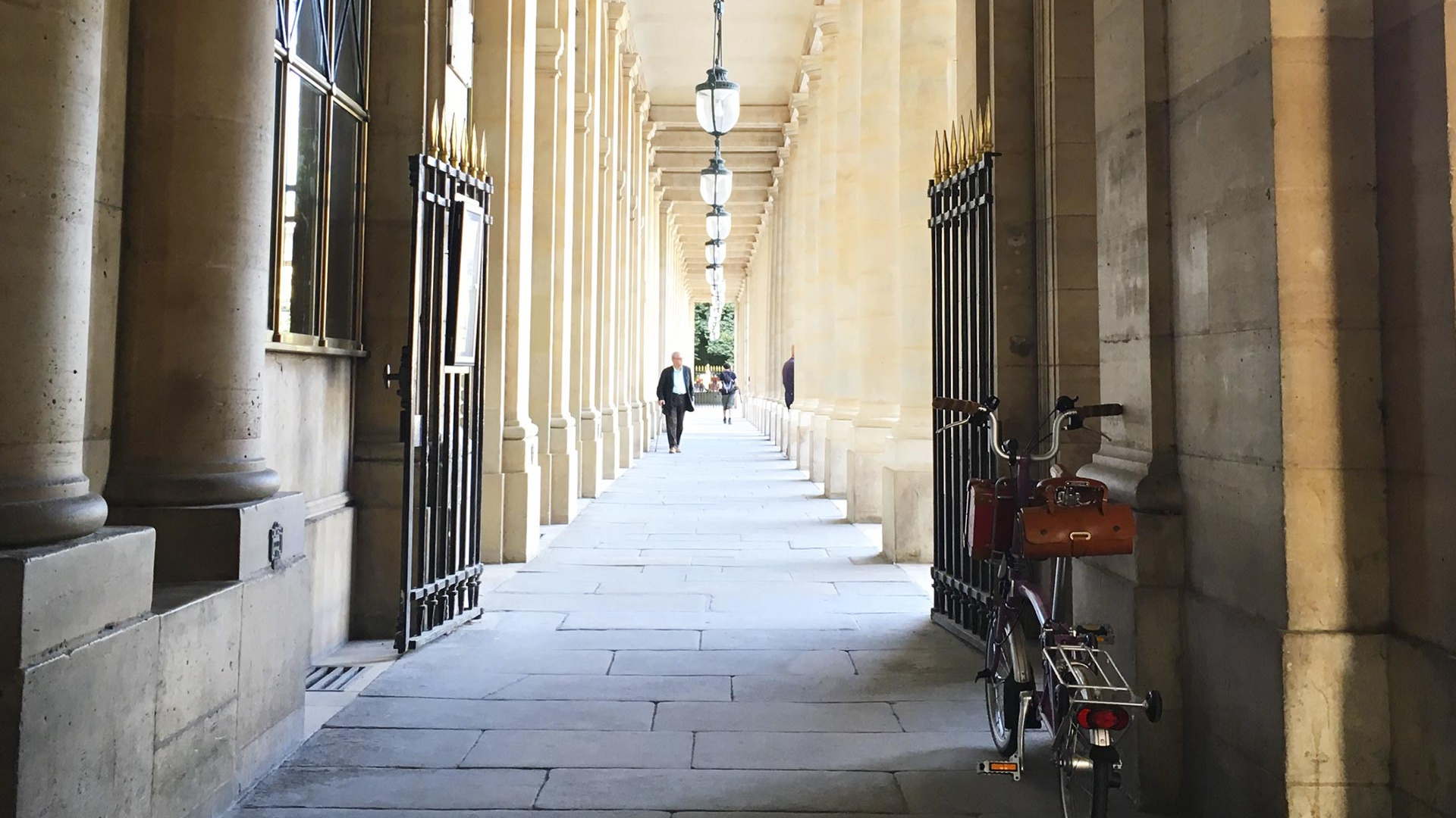 Brompton bike in Paris, France Brompton bike in Paris, France