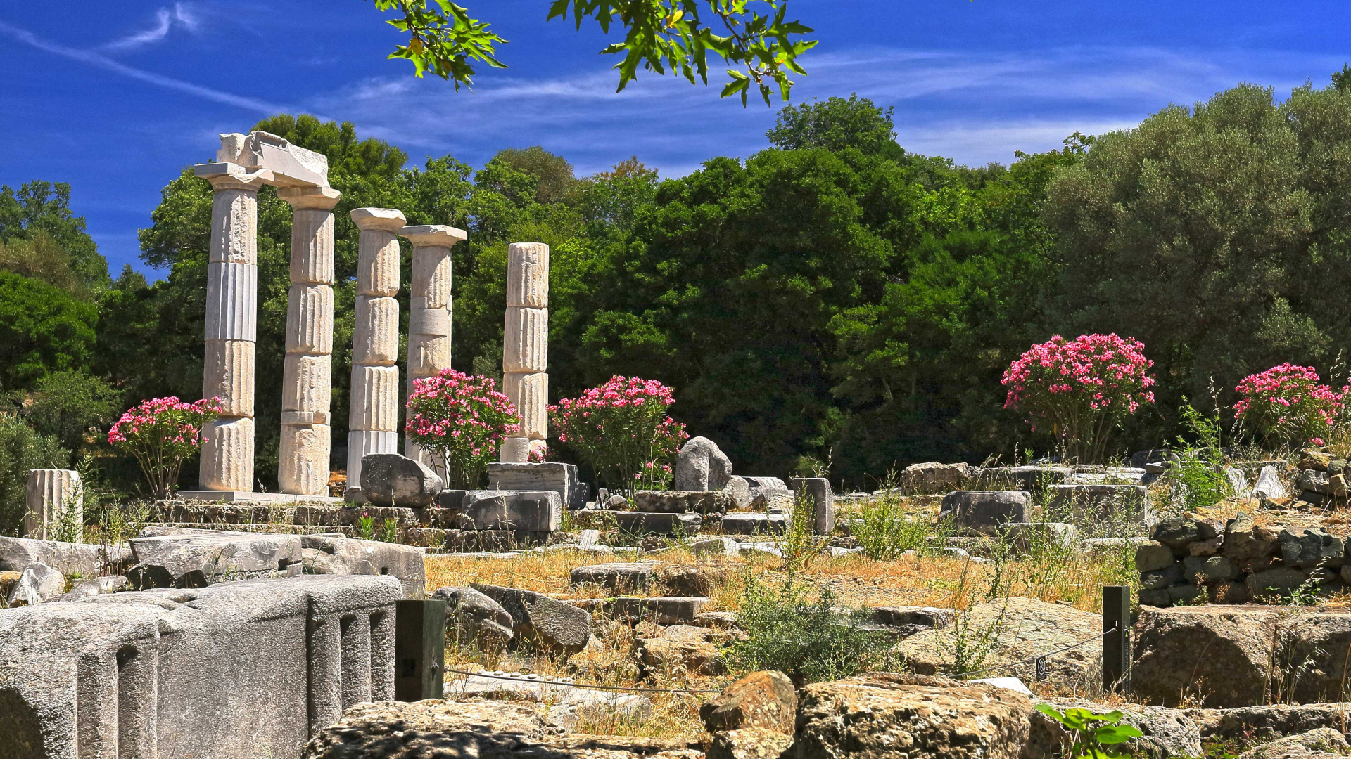 Ruins in Samothrace, Greece