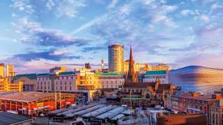 Pawel Libera, Birmingham City skyline at sunrise, West Midlands, England, UK