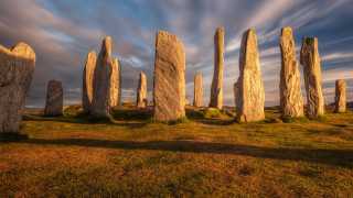stone circle on the Isle of Lewis, Scotland