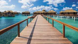 Over-the-water villas at Sandals Grande St Lucian