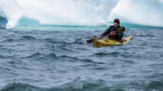 Kayaking in Newfoundland, Canada