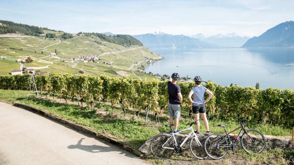 Cycling in Lausanne, Switzerland
