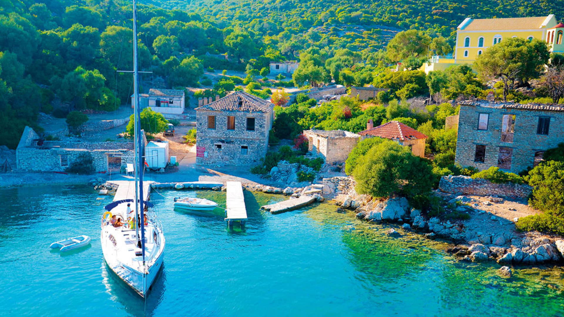 Sailing holidays in the Greek islands of Kioni, Kastos and Kalamos Sailing holidays in the Greek islands of Kioni, Kastos and Kalamos