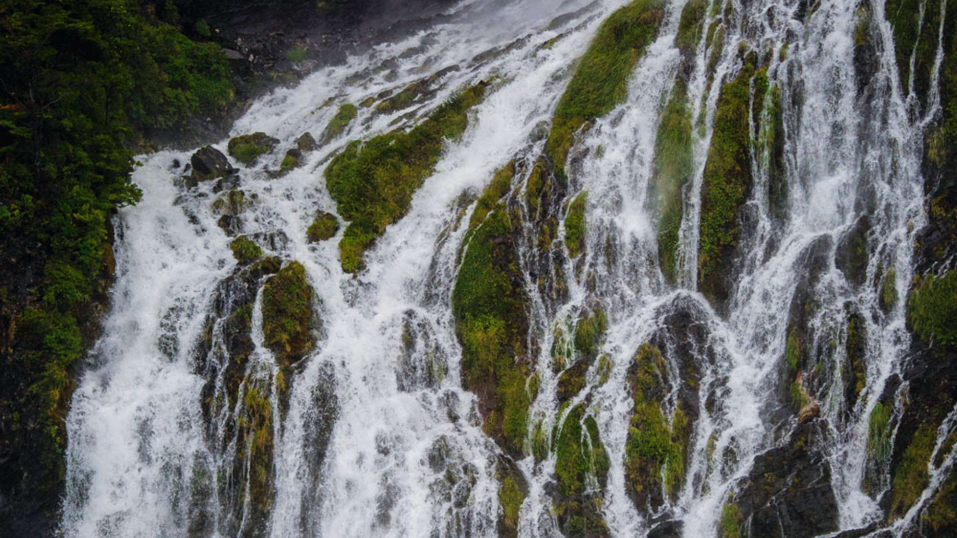 Waterfalls in Chilean Patagonia