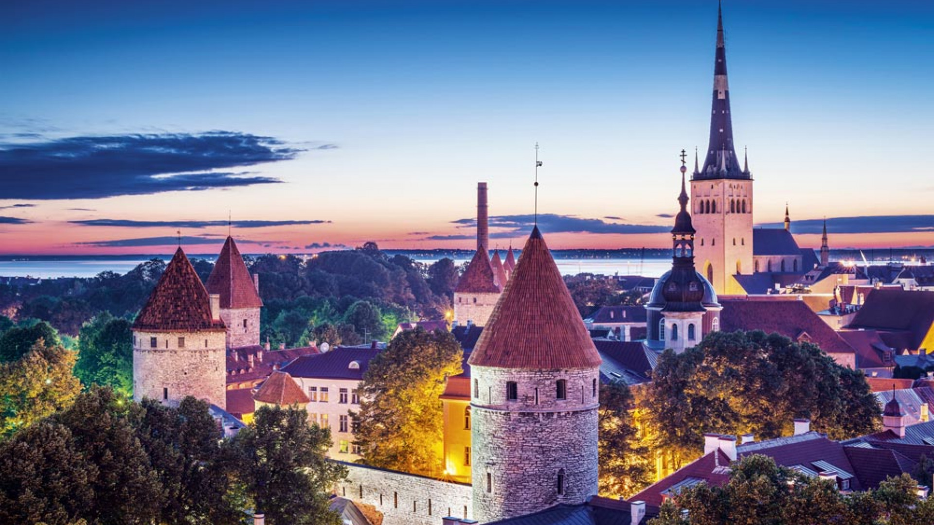 Tallin skyline, Estonia Tallin skyline, Estonia