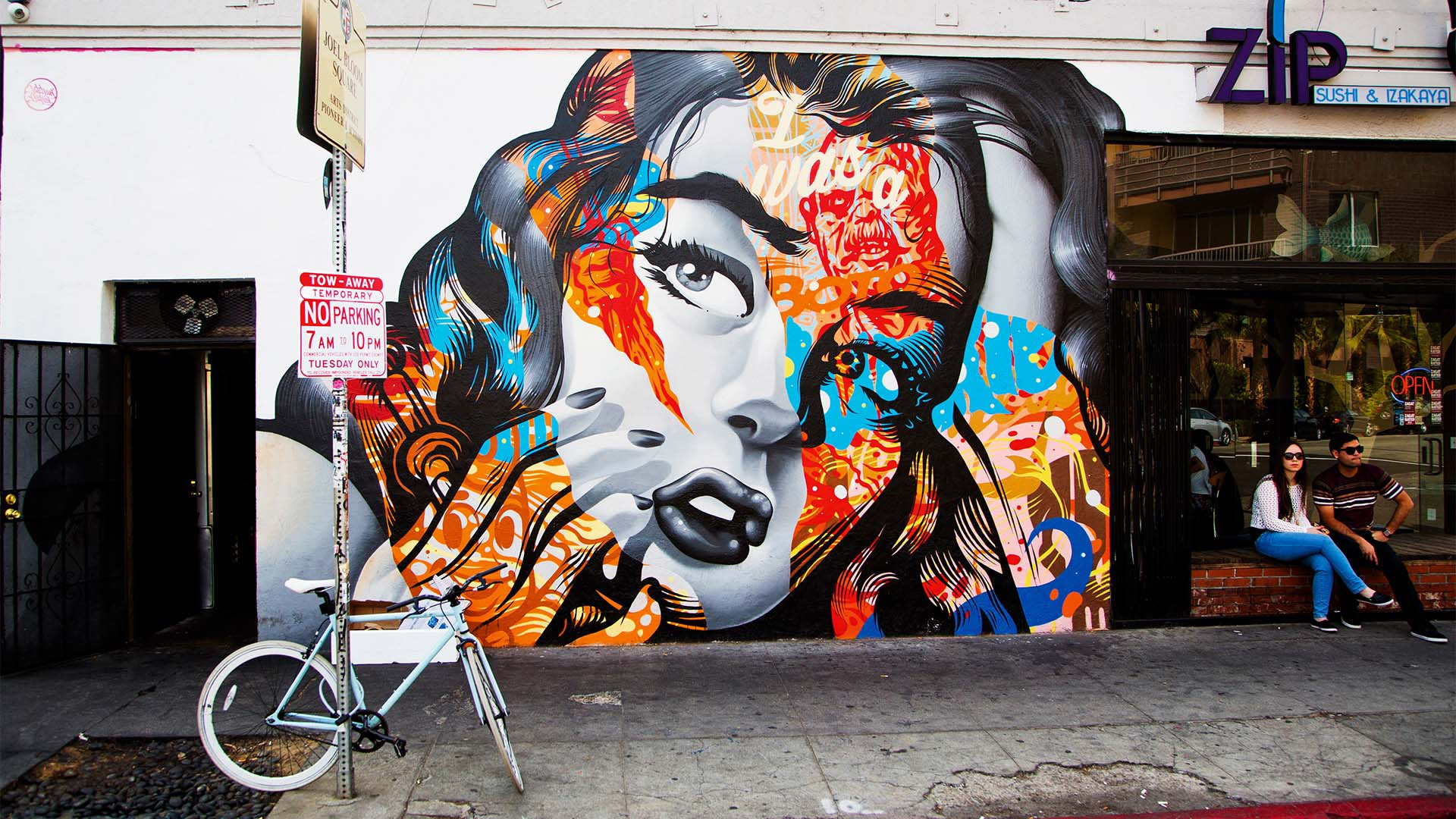 Street art in Downtown Los Angeles, California