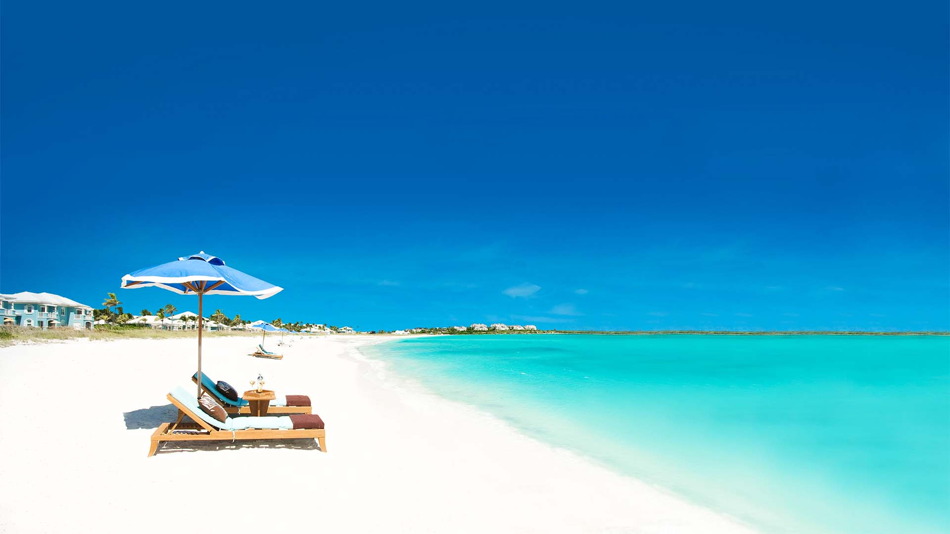 Beach at Sandals resort in the Caribbean