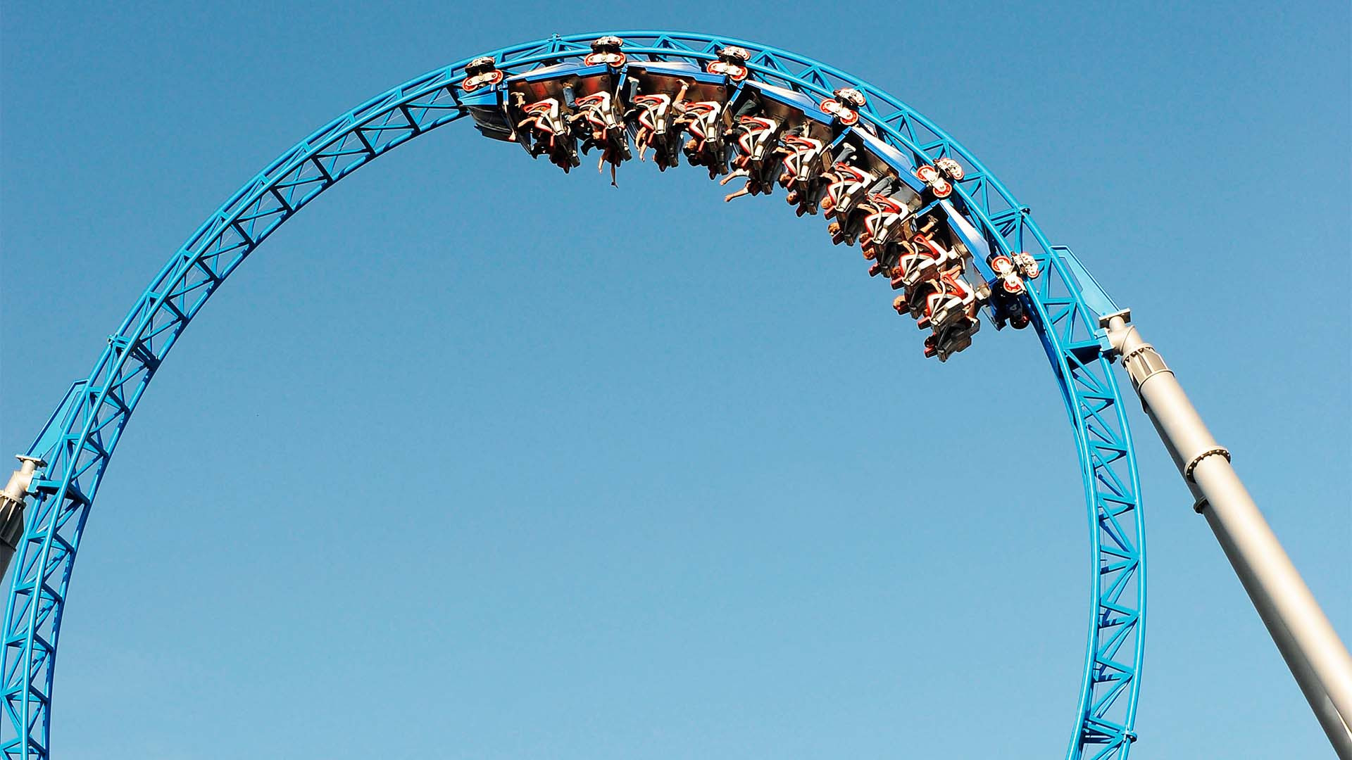 Loop-the-loop at Europa Park, Germany Loop-the-loop at Europa Park, Germany