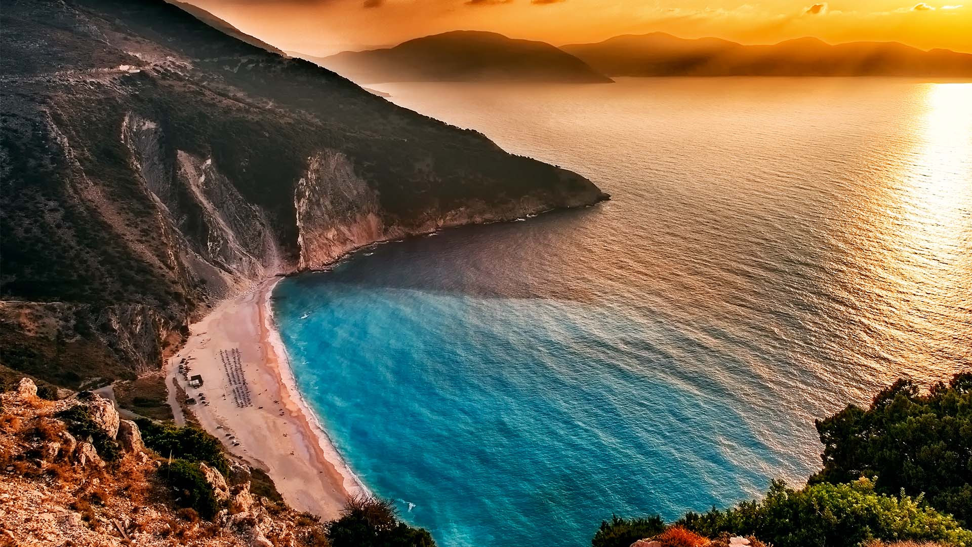 Myrtos Beach, Kefalonia, Greece