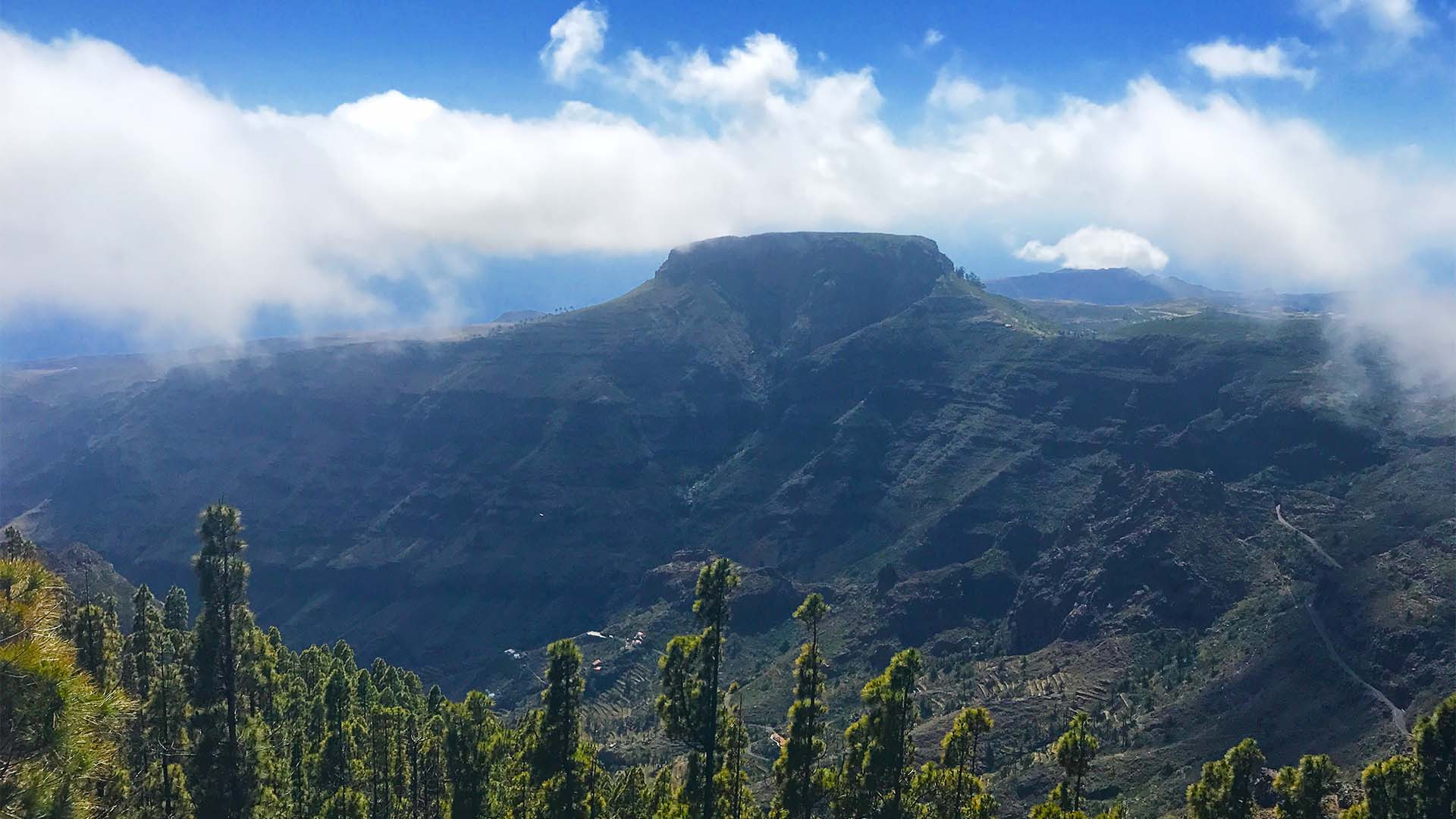View from Mirador de Igualero in La Gomera, Canary Islands View from Mirador de Igualero in La Gomera, Canary Islands