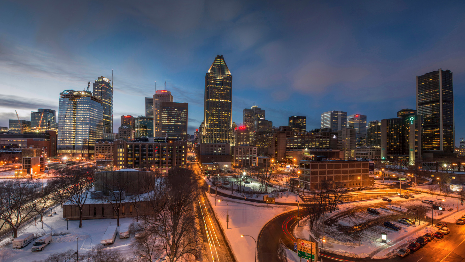 Montreal in winter