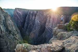 Sunset at the Black Canyon of the Gunnison, Colorado