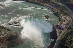 The iconic Horseshoe Falls at Niagara